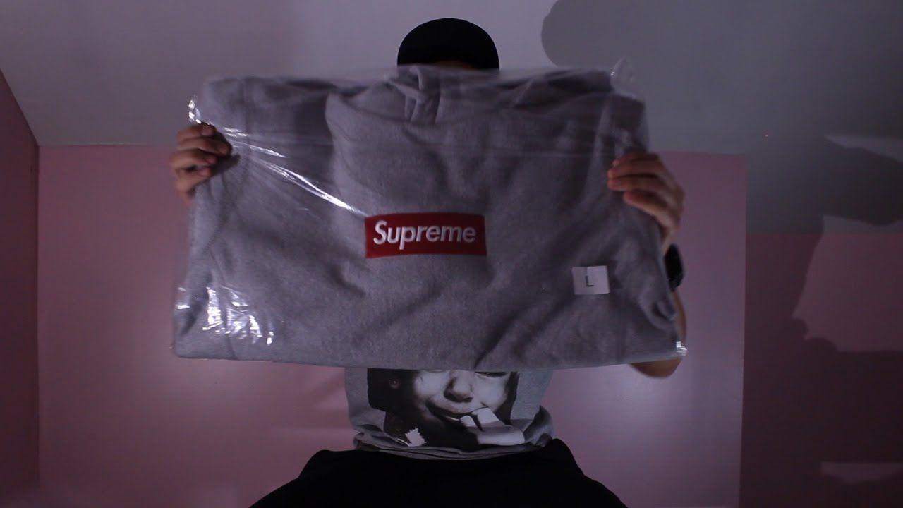 First Supreme Logo - My First Supreme Box Logo Hoodie FW/16 Unboxing!!! - YouTube