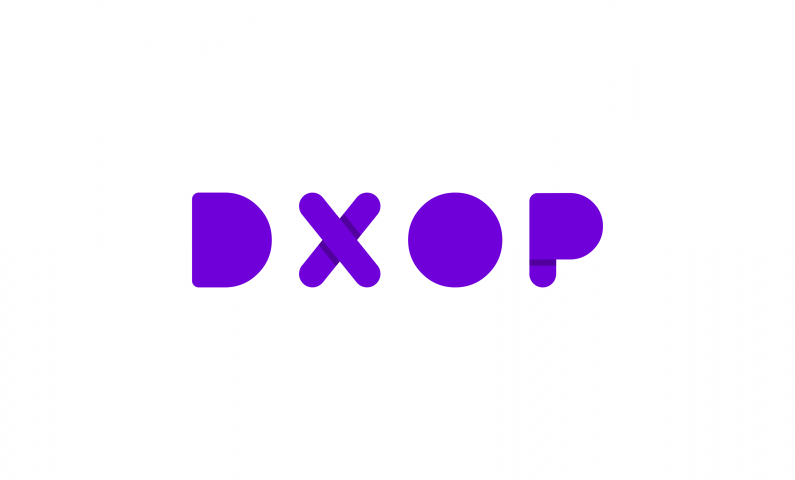 4 Letter Brand Logo - DXOP is for sale - Abstract 4-letter brand name