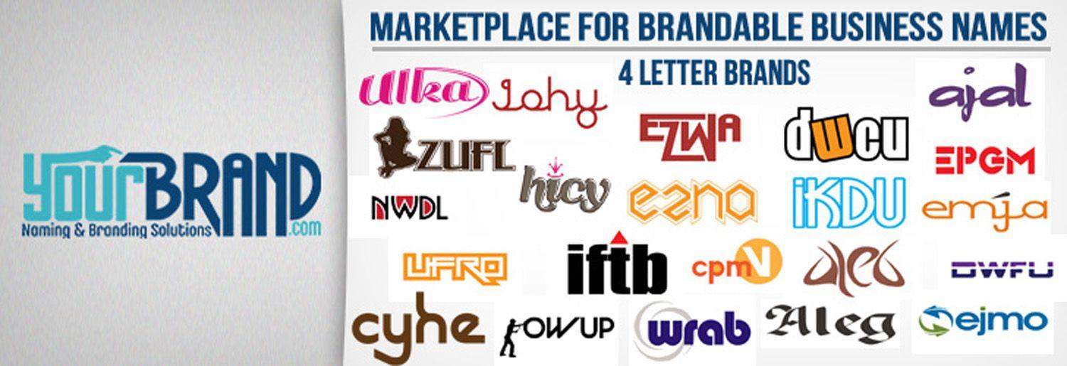 4 Letter Brand Logo - Four Letter Names | gplusnick