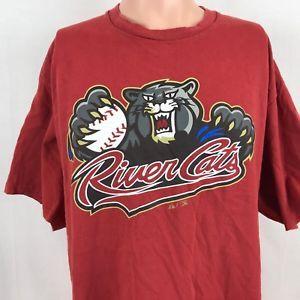 Sacramento River Cats Logo - Majestic Sacramento River Cats Logo T Shirt XL MILB San Francisco