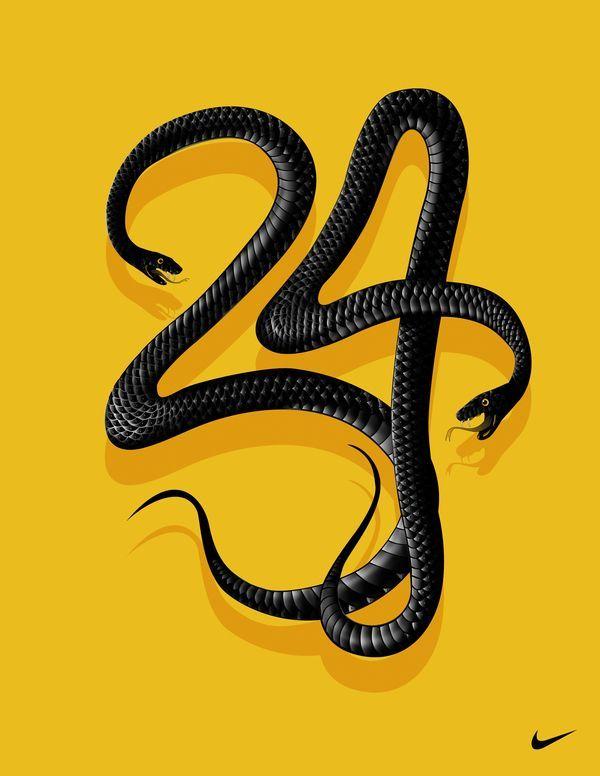 Mamba Snake Logo - Black Mamba-Nike by Will Smith, via Behance | Typography | Black ...
