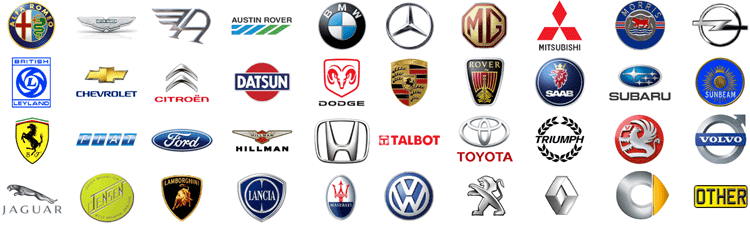 Car Model Logo - Car Logos, Decals, Stickers and much more with Design Stuff Online