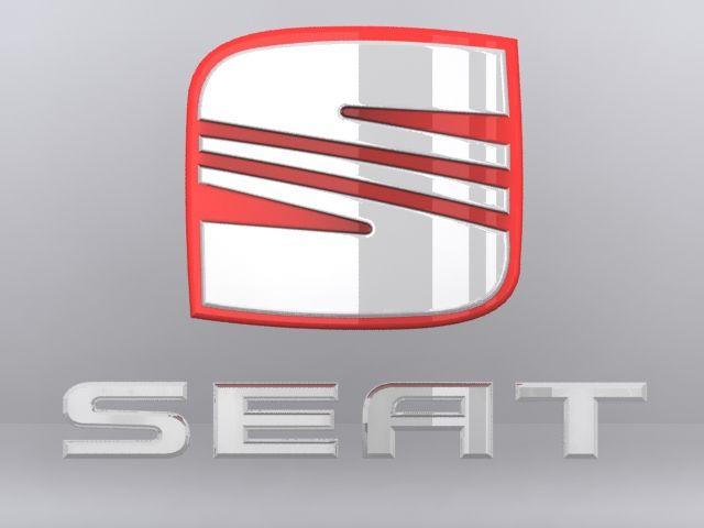 Car Model Logo - Seat Logo car 3D Model