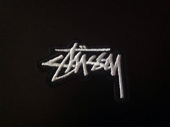 Stussy Worldwide Logo - 2 Stussy worldwide script logo embroidered iron on patch | Etsy