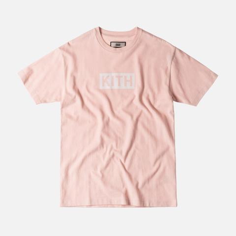 Progressive Box Logo - Kith Classic Box Logo Tee Light Pink – H I D D E N