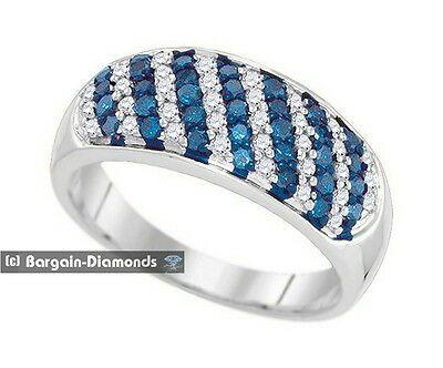 Red and Blue Diamond in White C Logo - blue diamond 10k white gold .21 carat wedding anniversary band Red ...