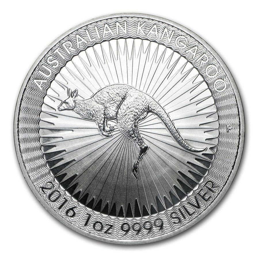 Silver Kangaroo Logo - 2016 1 oz Australia Kangaroo .9999 Silver Coin BU | LPM