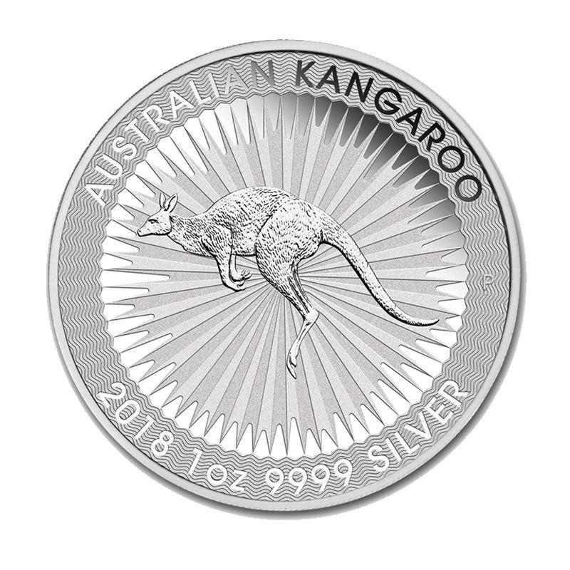 Silver Kangaroo Logo - Buy 2018 Perth Mint Silver Kangaroo 1 oz. Coins