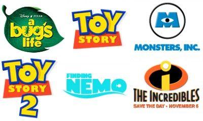 Disney Films Logo - Disney pixar Logos