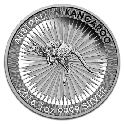 Silver Kangaroo Logo - Australian Silver Kangaroo 2016 Bullion Coin
