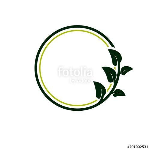 Leaf Circle Logo - leaf circle logo