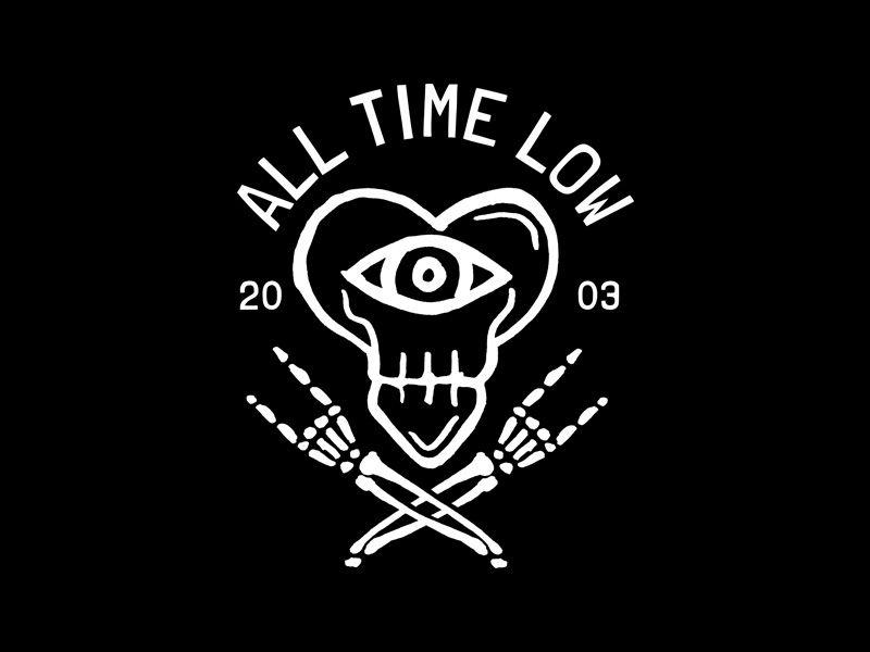 All-Time Low Logo - All Time Low - Skull Heart by Corey Thomas | Dribbble | Dribbble