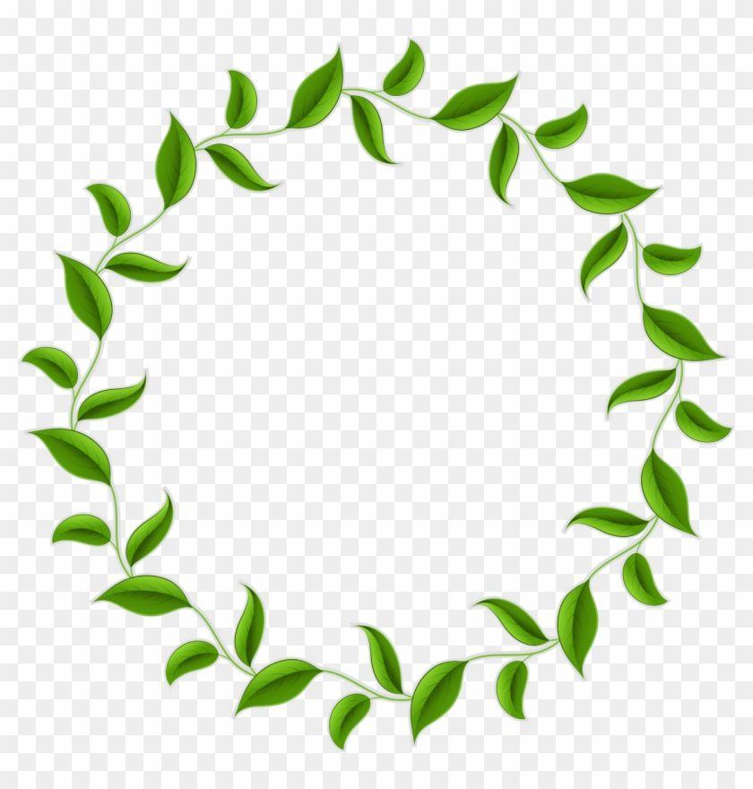 Leaf Circle Logo - Tea Leaf Circle Wreath Clip Art - Leaf Circle Border Png - Free ...