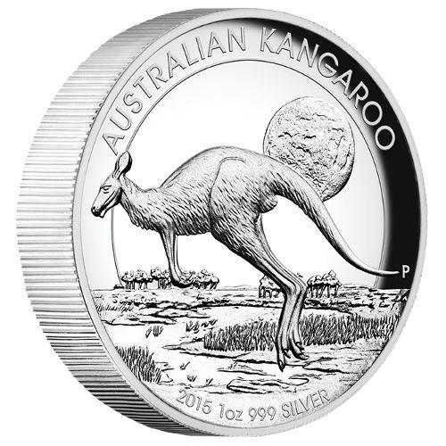 Silver Kangaroo Logo - Buy 2015 1 oz Proof Silver Australian Kangaroos (.999) - Silver.com