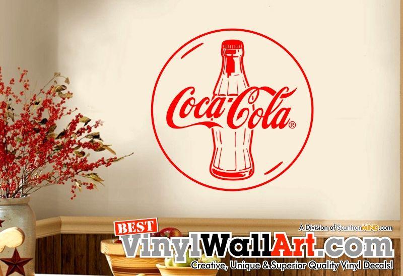 Vintage Coke Logo - Coca Cola Coke Circle Decal