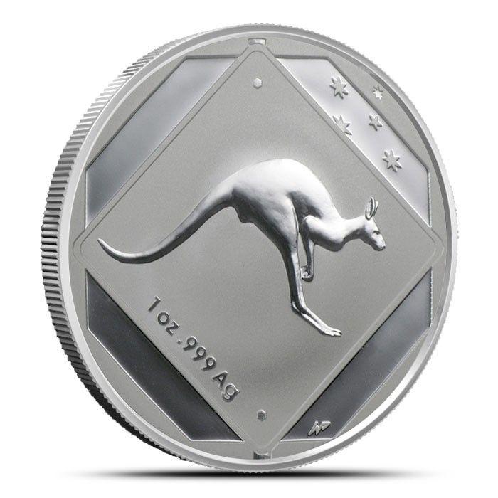 Silver Kangaroo Logo - 2013 $1 Silver Kangaroo Road Sign Coin | Buy Royal Australian Mint ...