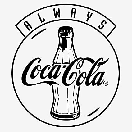 Vintage Coke Logo - Amazon.com: Always Coca Cola Logo - Vinyl Decal Sticker - For wall ...