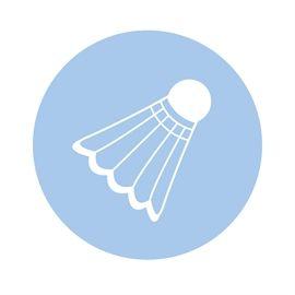 Blue Badminton Logo - Badminton
