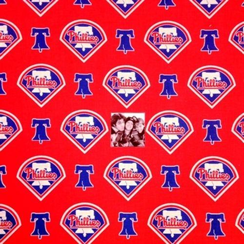 Phillies Baseball Logo - Cotton Fabric - Sports Fabric - MLB Baseball Philadelphia Phillies ...