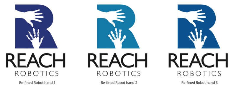 Robot Hand Logo - Behind The Brand: Defining Reach Robotics