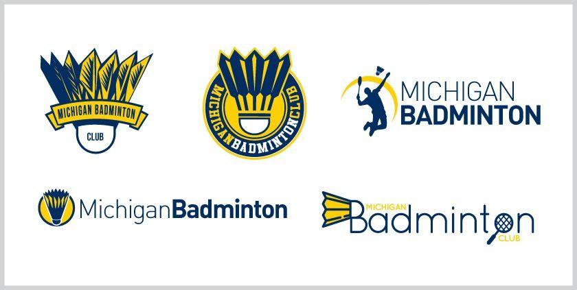 Blue Badminton Logo - New Logo for Michigan University Badminton Club