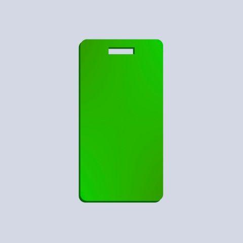 Green Rectangle Logo - Aluminium Label - Green - Rectangle - 100x50mm [aluminium-label ...