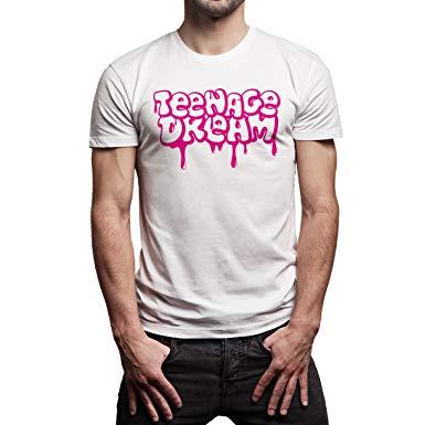 Teenage Dream Logo - Katy Perry Logo Teenage Dream XXL Mens T Shirt: Amazon.co.uk: Clothing