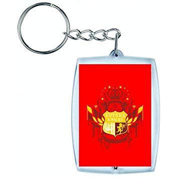 Red and Green Travel Logo - Keychain 2298 Future Knight Indestructible Music Rock N Roll Rocker