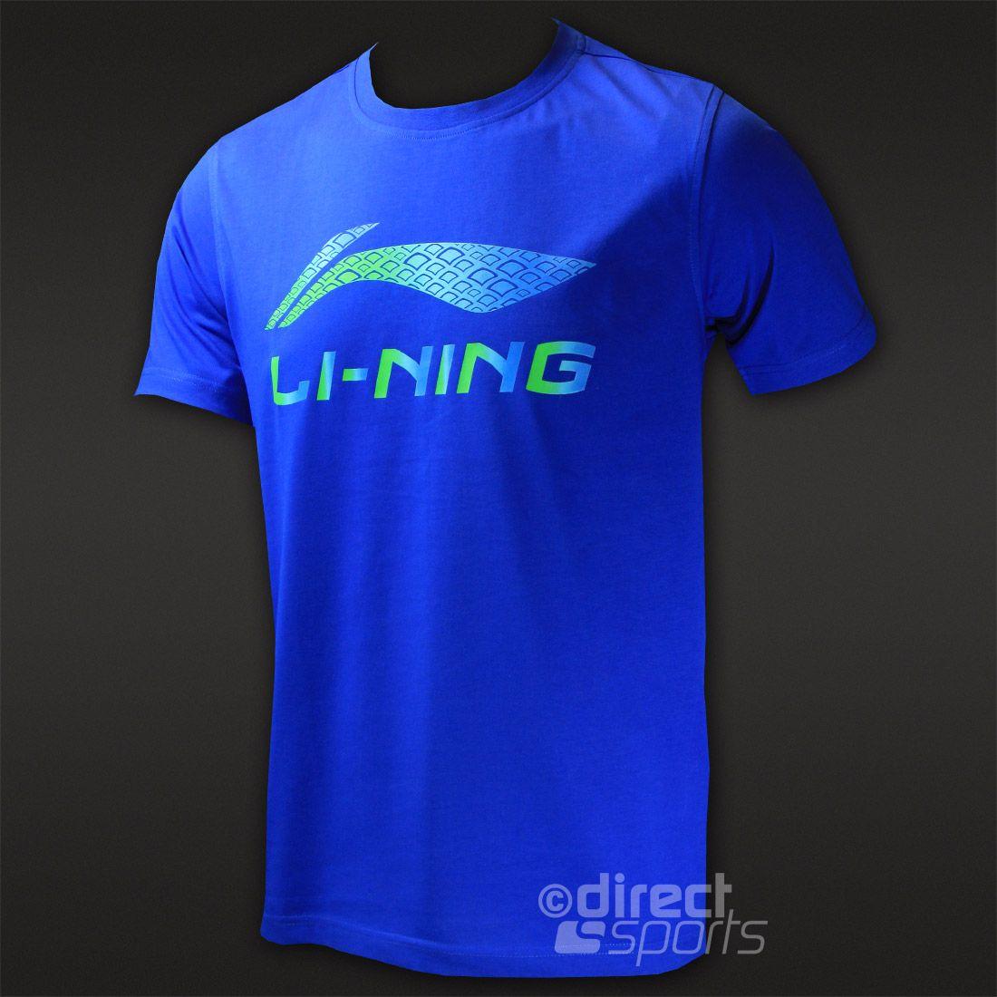 Blue Badminton Logo - Li-Ning Logo Tee (Blue) | Direct Badminton