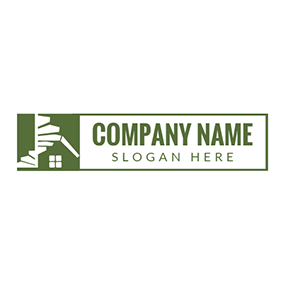 Green Rectangle Logo - Free Real Estate Logo Designs. DesignEvo Logo Maker