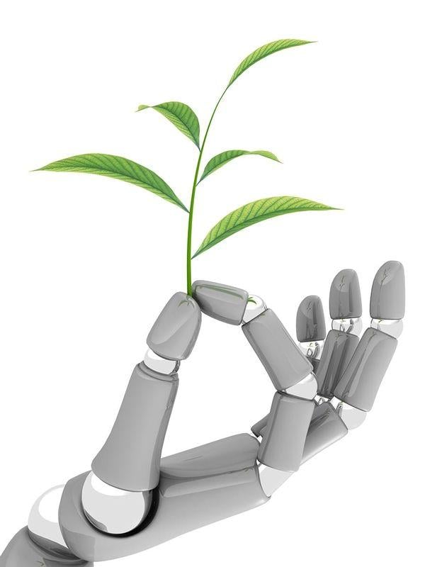 Robot Hand Logo - UK sitting on robotics goldmine - EPSRC website