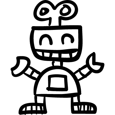 Robot Hand Logo - Robot hand drawn toy ⋆ Free Vectors, Logos, Icon and Photo Downloads