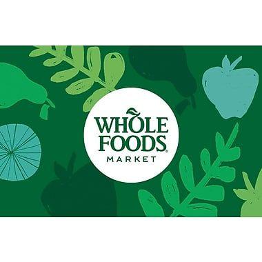 Whole Foods Market Logo - $100 Whole Foods Market Gift Card for $90 (Email Delivery) @ Staples ...