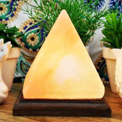 Yellow Tree Company Logo - Pyramid Pink Himalayan Salt Lamp - Yellow Tree Company