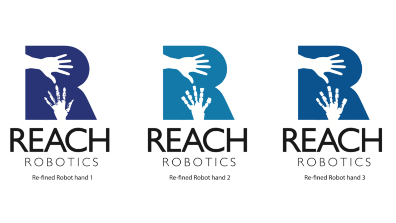 Robot Hand Logo - Behind The Brand: Defining Reach Robotics | Reach Robotics