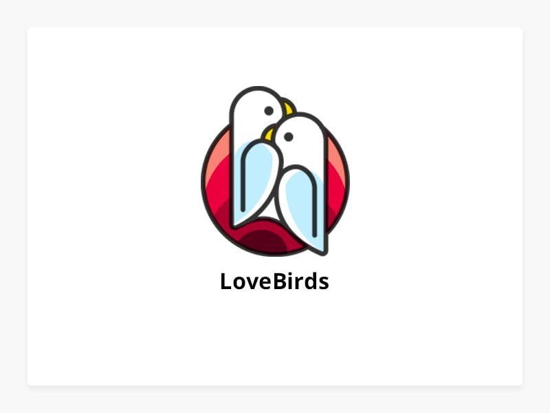 Love Birds Logo - Lovebirds logo by Evann | Dribbble | Dribbble