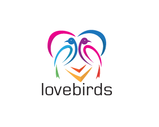 Love Birds Logo - lovebirds Designed