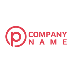 Circle in Red P Logo - Free P Logo Designs. DesignEvo Logo Maker