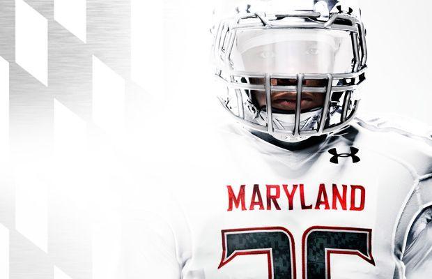 Under Armour Team Football Logo - Under Armour Unveils University Of Maryland White Ops Football ...