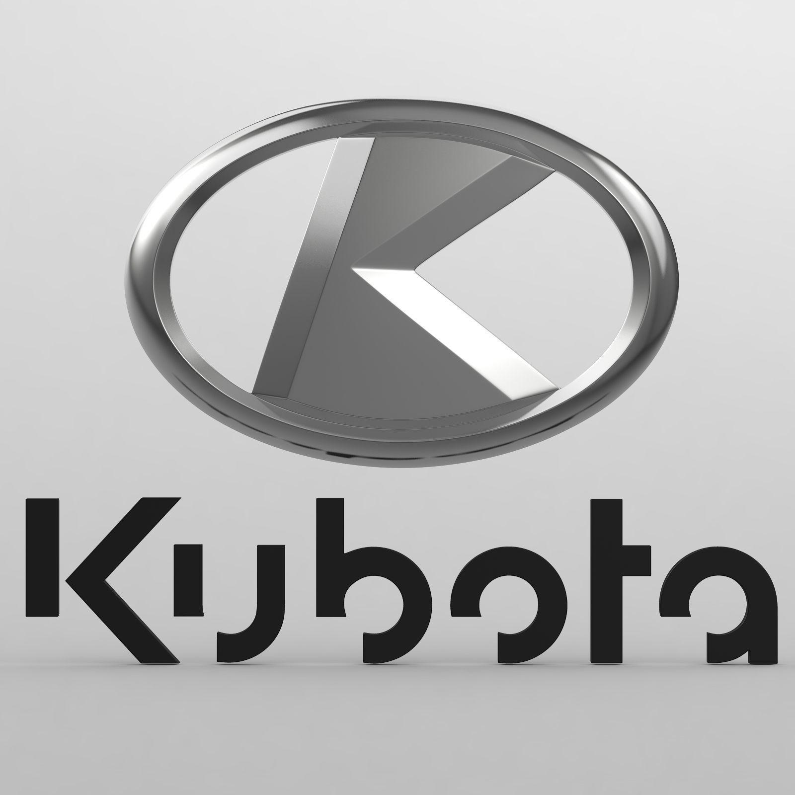 Kubota Logo - 3D kubota logo high