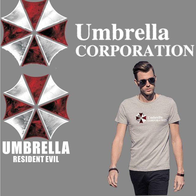 T Umbrella Logo - Resident Evil Umbrella logo chest patches for clothing iron
