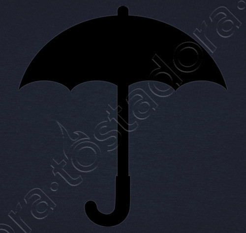 T Umbrella Logo - Umbrella logo T-shirt - 1685343 | Tostadora.co.uk