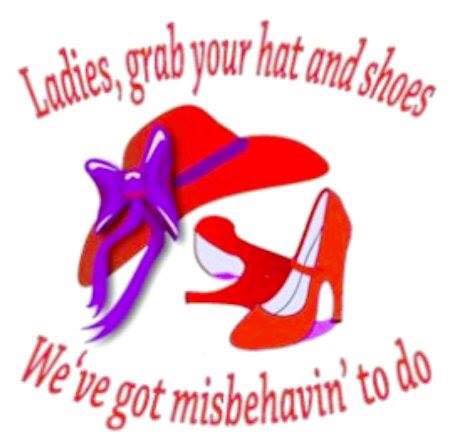 Red Hat Society Logo - The Red Hat Society. Heart of a Southern Woman