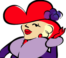Red Hat Society Logo - Hearts and Diamonds The Villages Red Hat Society 20th birthday