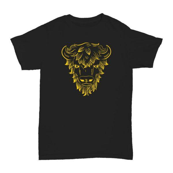 Beachwood Bison Logo - Beachwood Bison Head Ring Spun T-Shirt – Hometown Threads