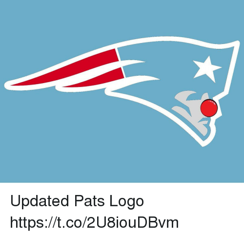 Pats Logo - Updated Pats Logo Httpstco2U8iouDBvm | Meme on ME.ME