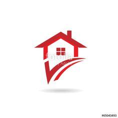 Red Real Estate Logo - Best Real Estate Logo Stock Image -Gallery image