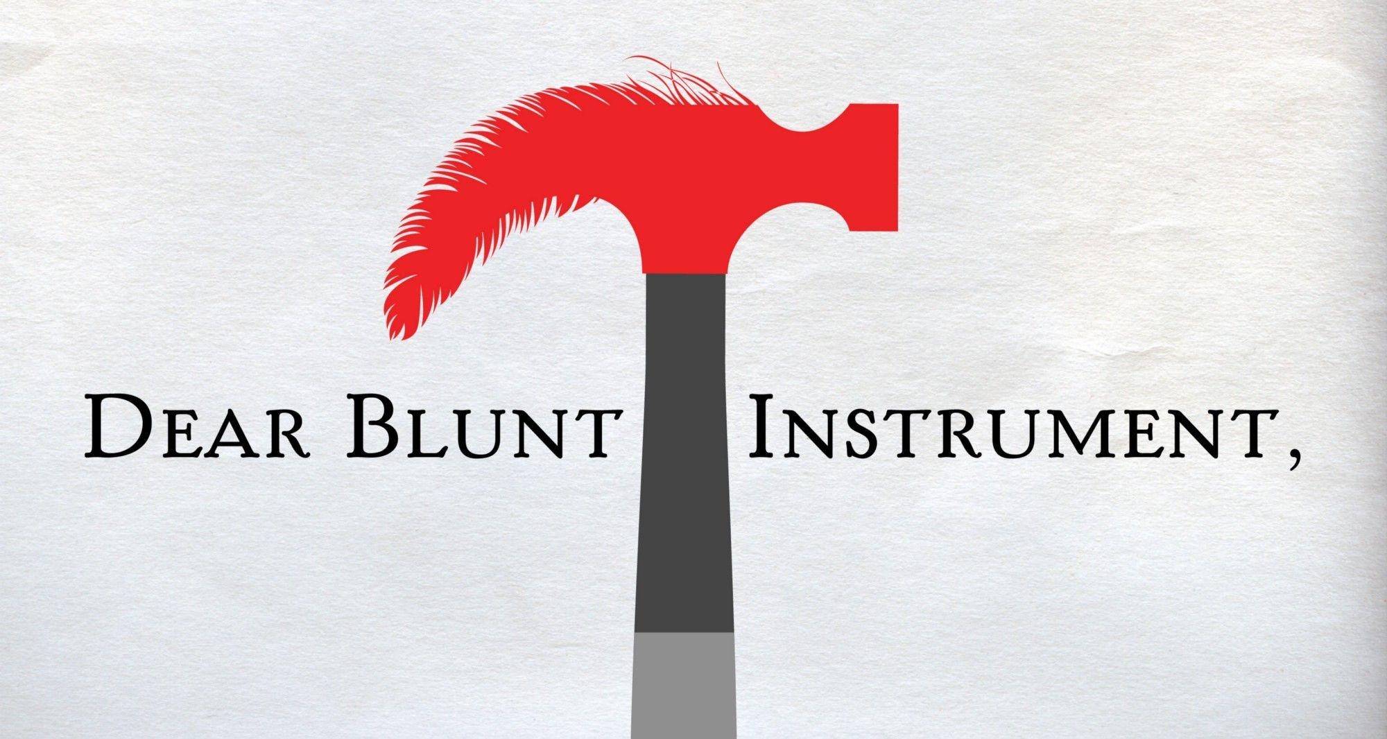 Poppy Books Logo - How Do You Know When Your Book Is Finished?: The Blunt Instrument on ...