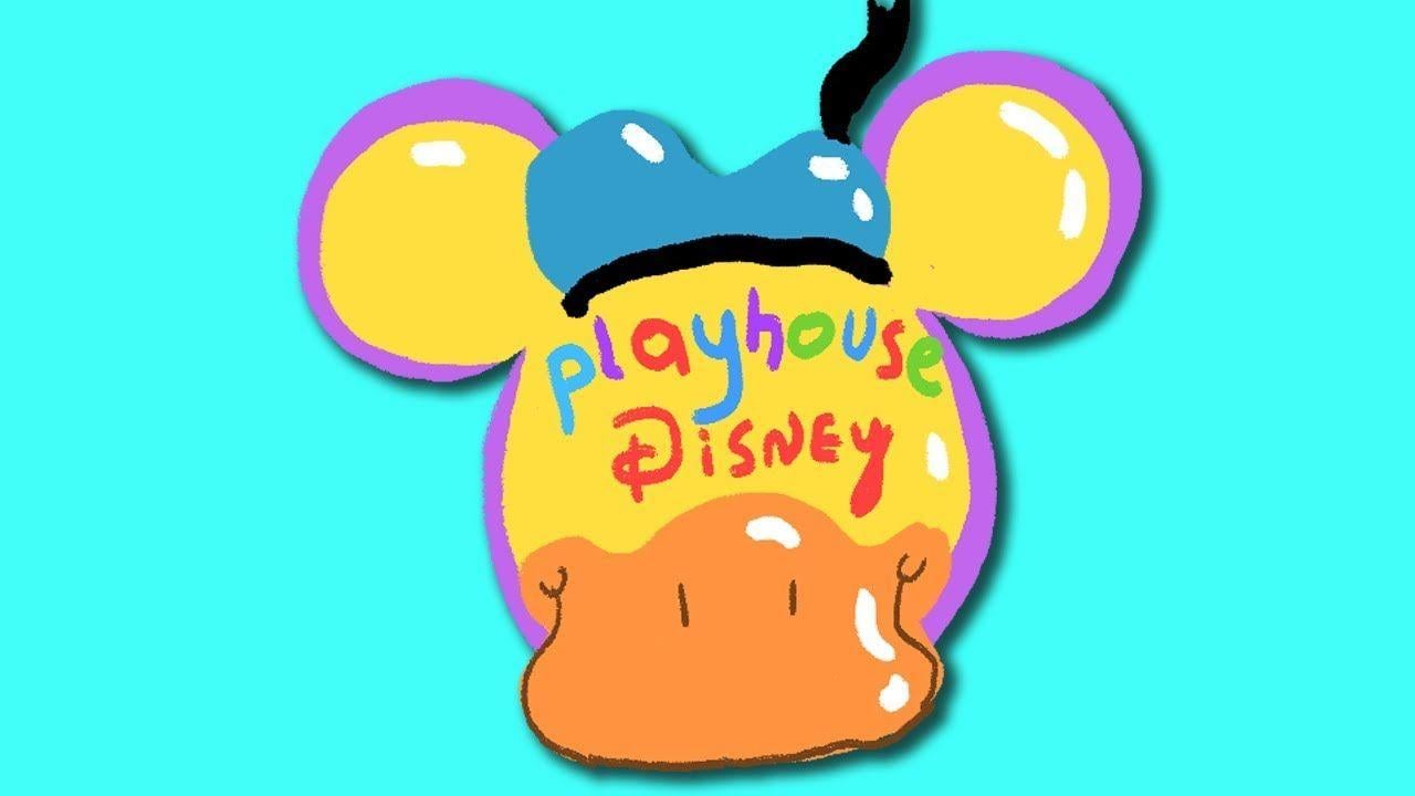 Donald Duck Logo - Drawing Donald Duck as Playhouse Disney Junior Logo DOODLE - YouTube