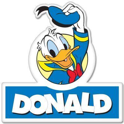Donald Duck Logo - Disney Donald Duck Vynil Car Sticker Decal Size